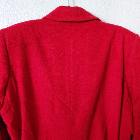 Fleurette Cashmere Coat Women's Size Large Red - Picture 6 of 13